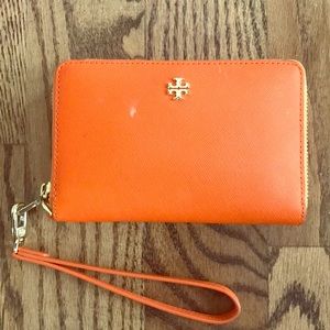 Tory Burch zip wallet - orange